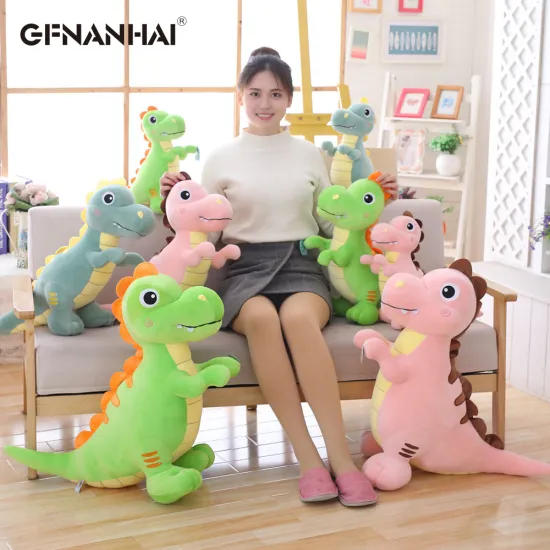 1pc 40-90CM Big Size Cute Stuffed Down Cotton Dinosaur Plush Toys Cartoon Tyrannosaurus Rex Dolls Children Kids Birthday Gifts
