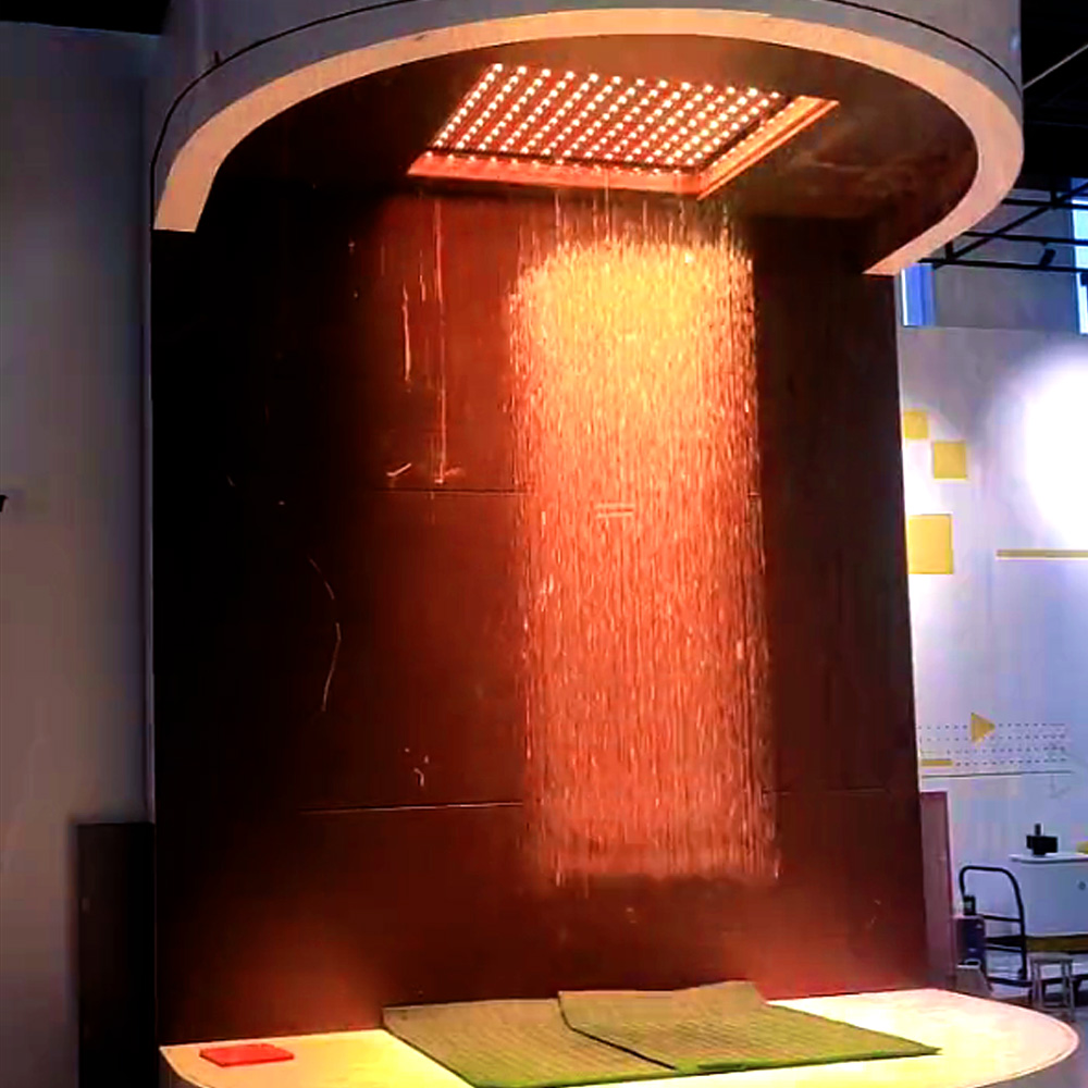 indoor waterfall wall