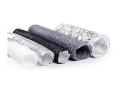 Aluminium akustik lapisan poliester kombi diisulasi saluran fleksibel