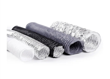 Aluminium akustik lapisan poliester kombi combi terlindung fleksibel