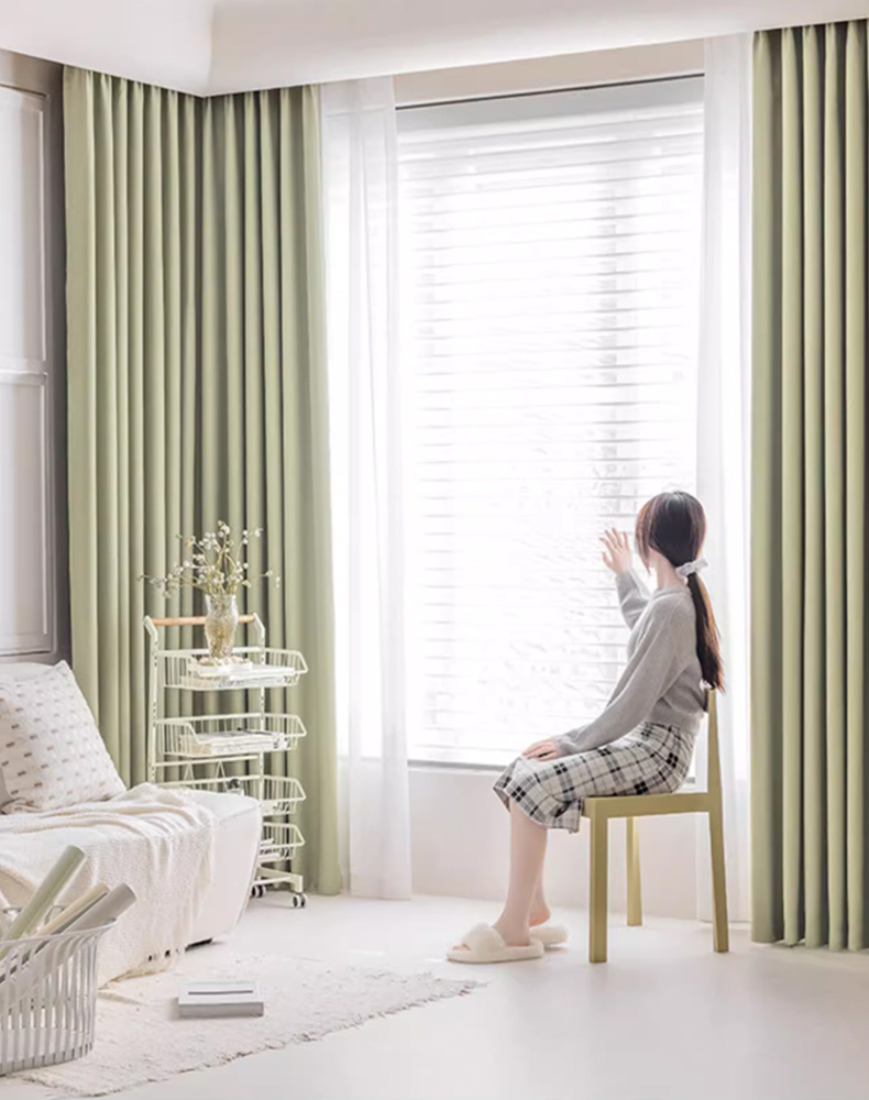 Cashmere Shading Jacquard Curtain