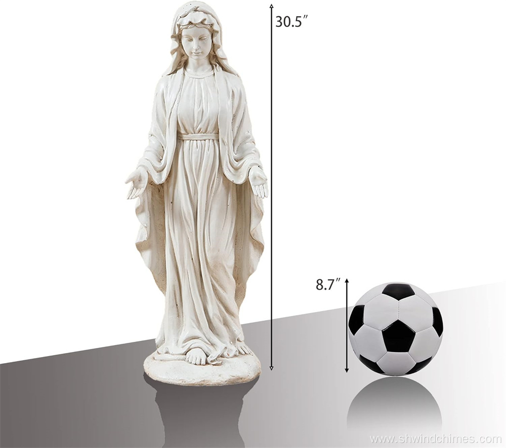 30-Inch Virgin Mary Outdoor Garden Statue