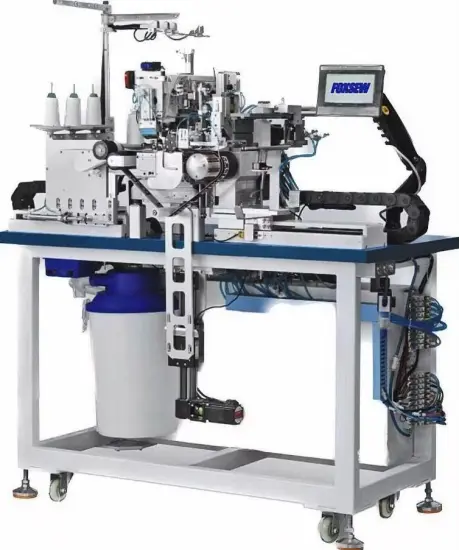 Automatic Underwear Waistband Elastic Setting Station