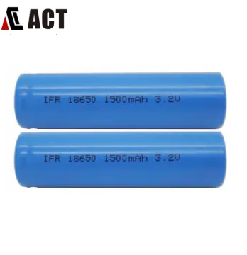 18650 3.2v Lifepo4 Battery Cell 1500mAh
