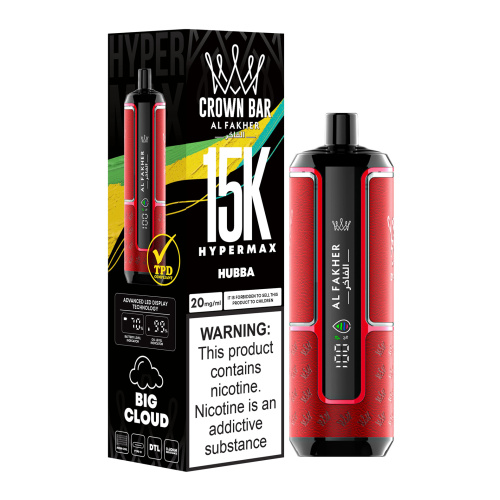 Alfakher Hypermax 15000 Puffs Vape Crown Bar Wholesale