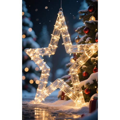 christmas star lamp led lights outdoor