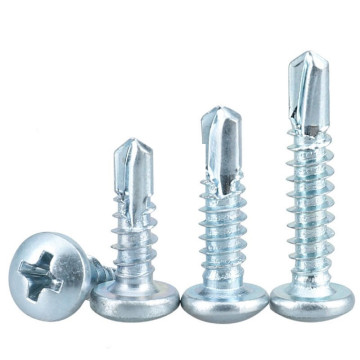 High Quantity M3.5*16mm Cross Recessed Pan Head Drilling Screws with Tapping Screw Thread DIN 7504 (M) for Bulk Purchase