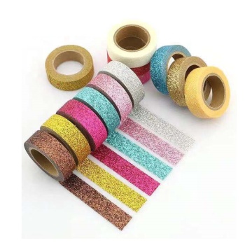 เทปเทปแวววาว 10 สีสำหรับวารสารกระสุนและบรรจุภัณฑ์ของขวัญ