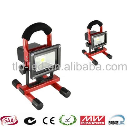 Energy Saving Rechargeable Led Flood Light With Ip65 , Ra85