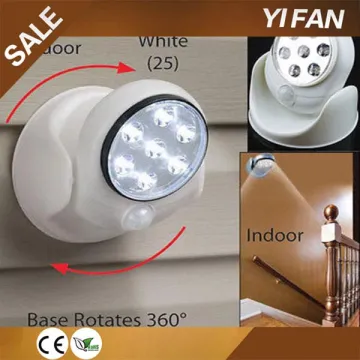 360 Degree Rotating Motion Activated Bright Security Sensor Light