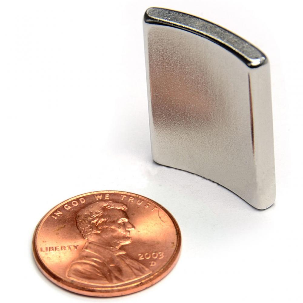 Arc Néodymium Magnet N42SH OD2.0XID1.75XL1.0 &quot;X45