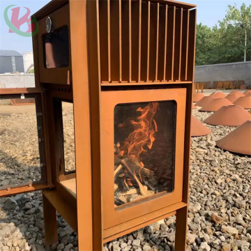 Corten Steel Outdoor Stoves, Pizza Ovens, and Fireplaces: The Latest Wood-Burning Hot Sale Items