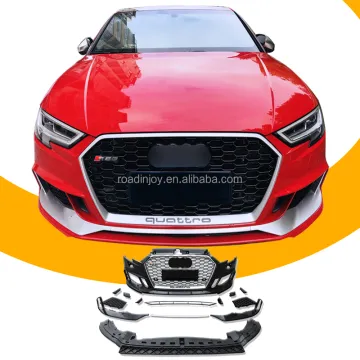 2017-2020 RS3 Body Kit for Audi A3 8V - Front Bumper with Grill
