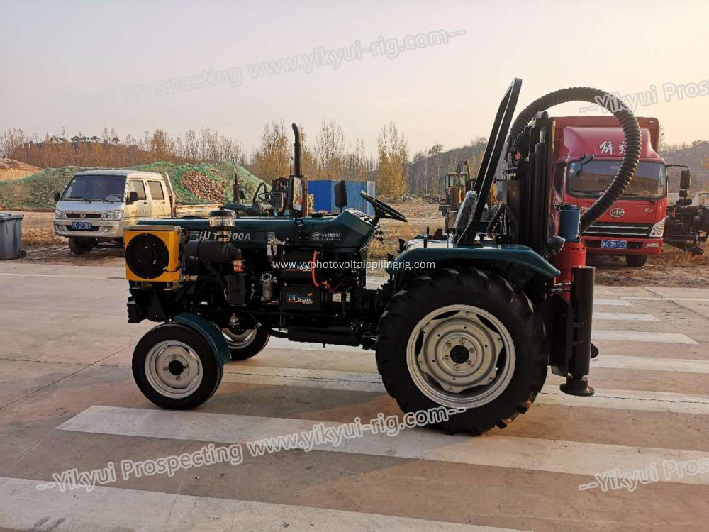 Tractor mounted used borehole drilling machine for sale