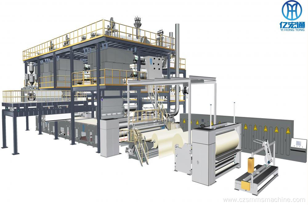 SMMS Spunbond Meltblown Non-woven Fabric Production Line