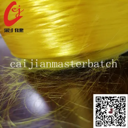 golden PET polyester silk masterbatch
