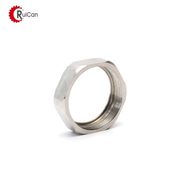 hydraulic hose fitting thumb round nut