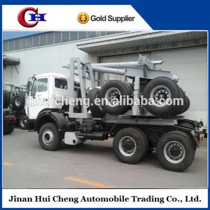 Sinotruk Howo 6x4 Timber Logs Transportation Trailer with Tractor
