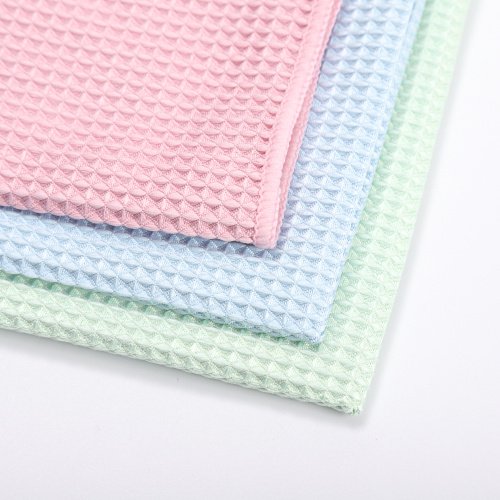 antibacterial microfiber waffle weave cloth