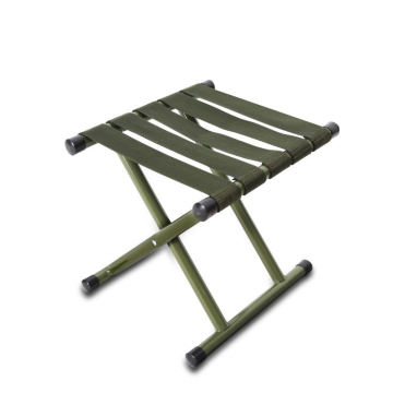 Portable Stainless Steel Foldable Camping Stool for Outdoor and Garden Use