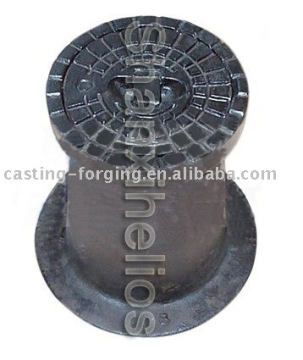 Sand casting round surface box