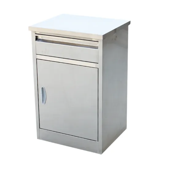 Stainless Steel Hospital Medical Locker Bedside Cabinet