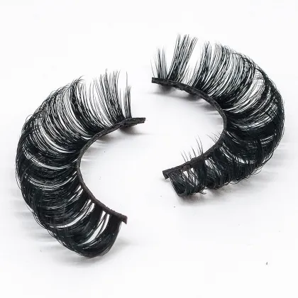 Russian Volume Strip Lashes, Russian Curl Mink Lashes 20mm, Mink Lashes Wholesale