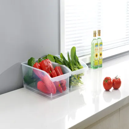 plastic refrigerator food storage box