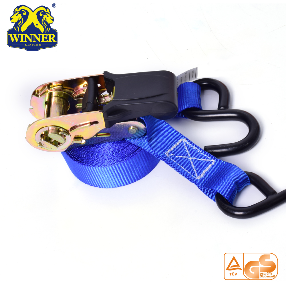 Polyester Ratchet Tie Down Strap For Heavy Duty