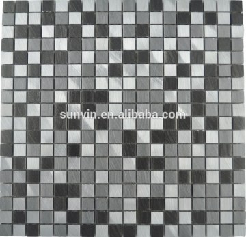 House design colorful popular metal aluminum mosaic tile