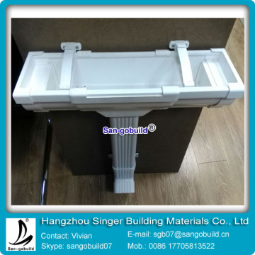 PVC Gutter products white rain gutter in africa