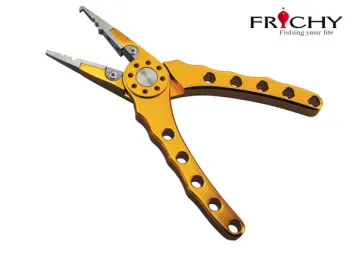 200mm Aluminum Alloy Light Game Saltwater Split Ring Fishing Pliers / Tackle For Cut Lines