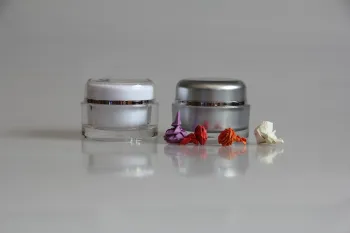 korea style new skin white cosmetic plastic cream jar 15g/30g/50g, 15ml/30ml/50ml cosmetic plastic cream acrylic jars spoon