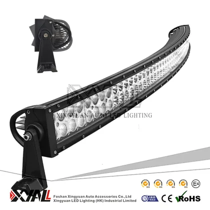4x4 accessories spot light bars 300W 53 inch double row led curved work light bar ,offroad led driving light bars
