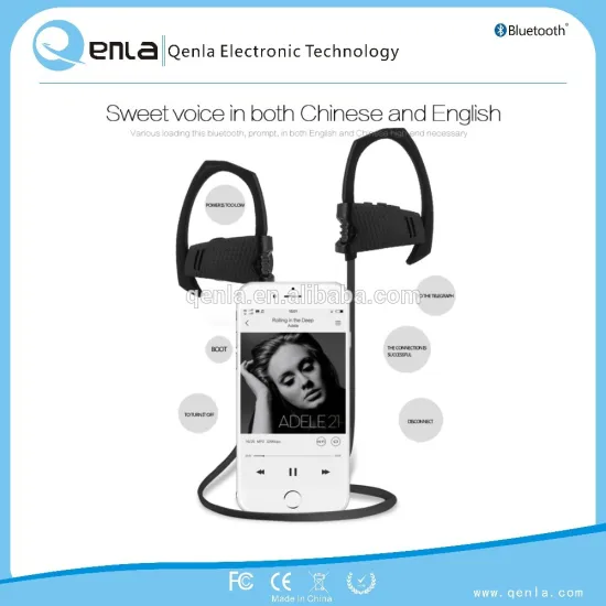 Bluetooth Sport Headphones, Best Wireless Earbuds For Running or Workout, Noise Cancelling Sweatproof Cordless Headset For Gym