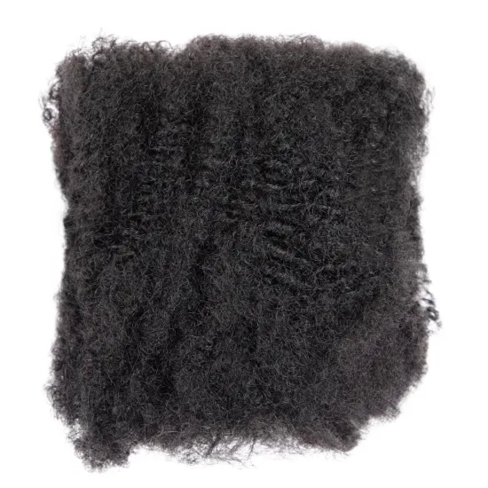 wholesale 8"  human dreadlock extensions hair Afro kinky hair bulk for dreadlock hair raw material