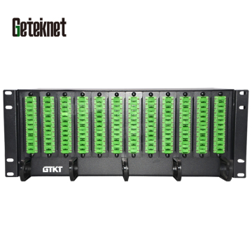 FTTH 4U 19 inci ODF 24 Panel Paten Core Panel Panel Gentian Panel dengan modular 144 port ODF Fiber Optic