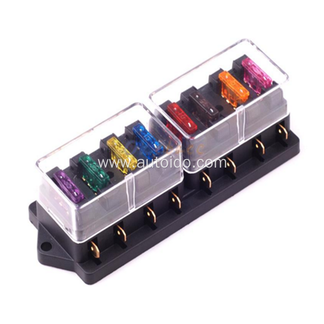 Car Fuse Box Socket Fuse Holder 8 way