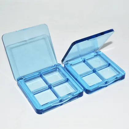 Unique Luxury Klein Blue Empty Magnetic Eyeshadow Palette