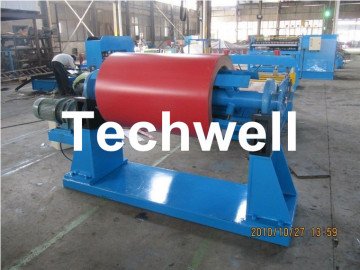 Automatic Carbon Steel Slitting Cutting Line With 30kw Power, Electric Control System