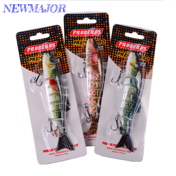 Newmajor 12,5 cm 21,5 g badbete fogar gädda lock för sjö och ström