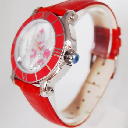 Dancing diamonds custom made Jewelry watch