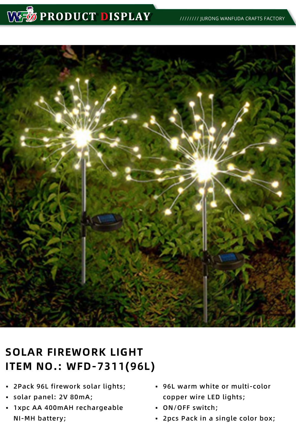 SOLAR LED STRING LIGHT 1-15-X