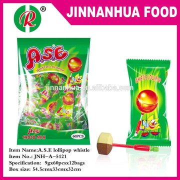 A.S.E milk and coffee whistle lollipop