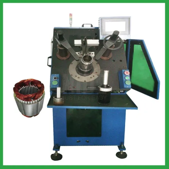 Semi automatic DC motor servo stator coil inserion machine