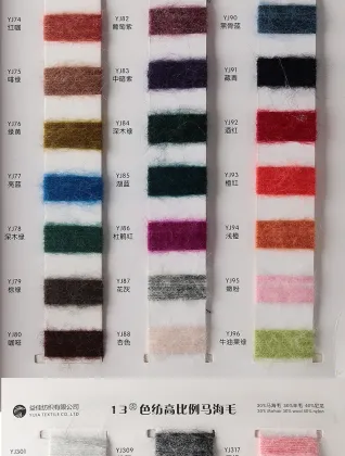 Wholesale Mohair Wool Nylon Blend Yarn - Italy Silk Mohair Cone Yarn Knitting Wool Soft Feel