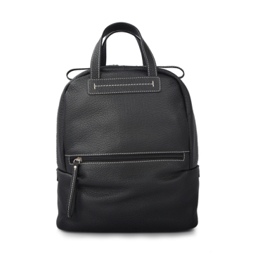 RALPH LAUREN Heritage Leather Backpack Black