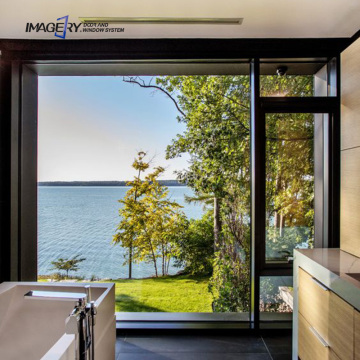 Modern Aluminum Fixed Glass Window Balcony Aluminum Alloy Frame