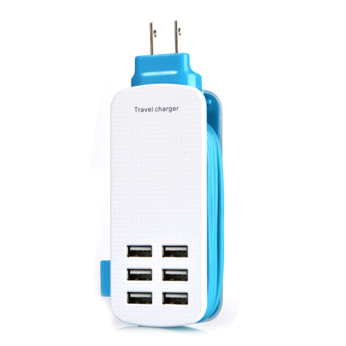 Universal USB Travel Charger With 6 USB Ports