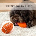 Squeaky Rubber Dog Toy Rugby